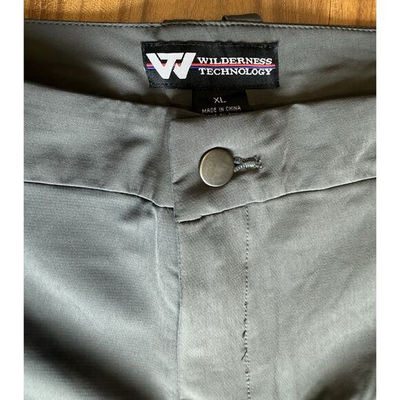 Wilderness Technology Mens Grey Outdoor Hiking Straight Pants Size XL - Picture 3 of 6